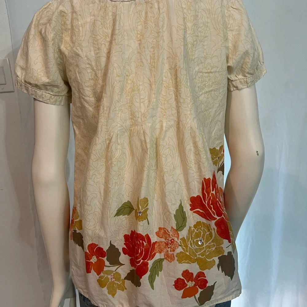 Art and Soul Bohemian Floral Blouse - Picture 2 of 7